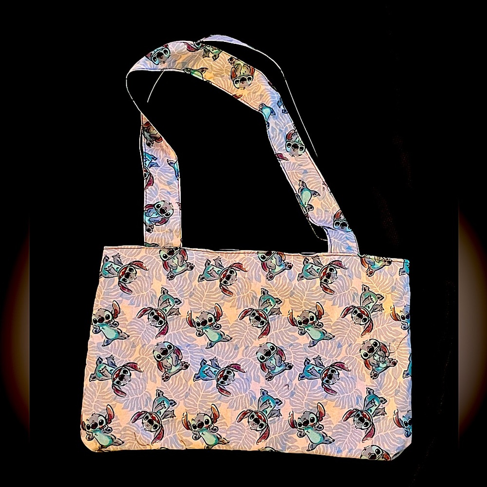 STITCH from LILO and STITCH TOTE💜🌴🩵🌸